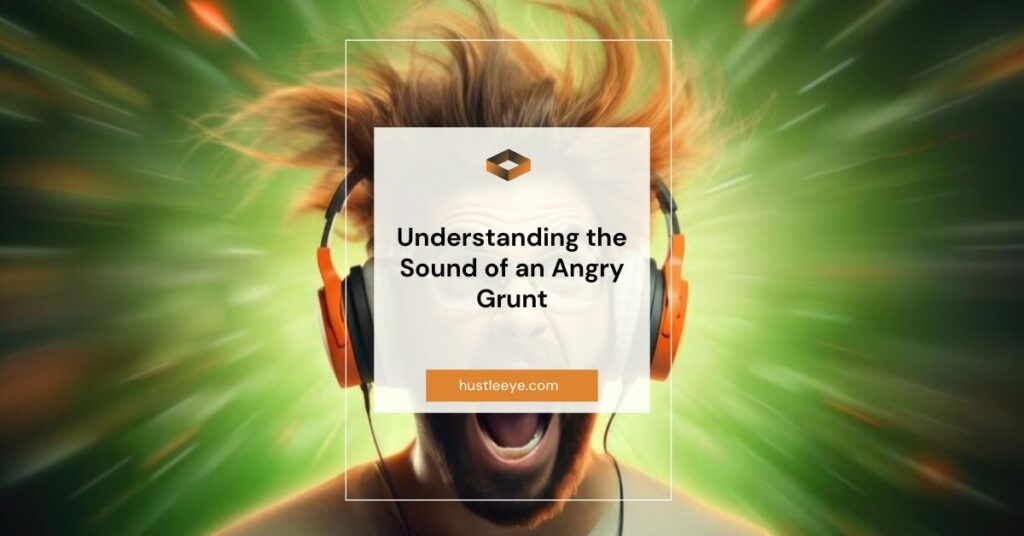 Understanding the Sound of an Angry Grunt